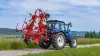 The GF 5203 tedder on the road