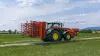 BTF 4030 rigid seeding bar and TF 1512 front hopper at work